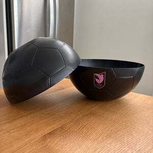 Black Angel City FC Soccer Ball Snack Bowl